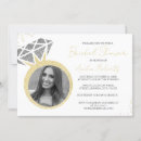 Search for ring bridal shower invitations Diamond