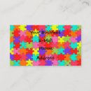 Search for jigsaw puzzle business cards Pattern