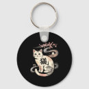 Search for cat face key rings Kawaii