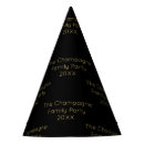 Search for new year party supplies Black and gold