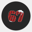 Search for number six stickers Seven