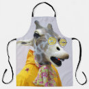 Search for funny giraffe aprons Chef