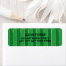 Search for football stickers return address labels Touchdown