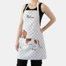 Search for red hair aprons Wiener dog