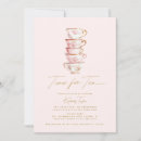 Search for backyard bridal shower invitations Time for tea