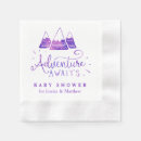 Search for boho baby shower napkins Purple
