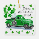 Search for shamrock ceramic christmas tree decorations st patricks day