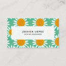 Search for daisy pattern business cards Modern