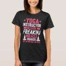Search for yoga instructor tshirts Title
