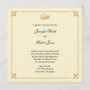 Search for crown wedding invitations Gold