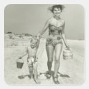 Search for mother and son stickers Vintage