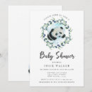 Search for baby panda invitations Watercolor