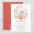 Search for cute elephant baby shower invitations Jungle
