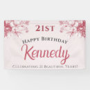 Search for 21st birthday banners Elegant