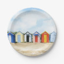 Search for beach cottage plates Watercolor