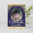 Search for glitter graduation invitations Elegant