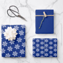 Search for blue snowflake wrapping paper Scandinavian