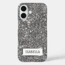 Search for faux silver glitter iphone cases Chic