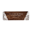 Search for wood lace return address labels Vintage