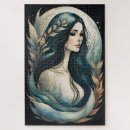 Search for fantasy mermaid puzzles Water