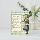 Search for through looking glass postcards Illustration