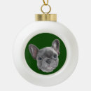 Search for frenchie christmas tree decorations French bulldog