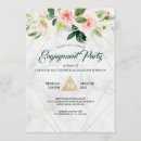 Search for pink and gold engagement party invitations Geometric