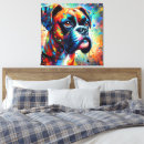 Search for boxer dog canvas prints Dogs