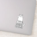 Search for bookworm reading stickers Kitten
