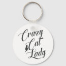 Search for crazy cat lady key rings Pet