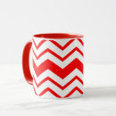 Search for red white zigzag mugs Pattern