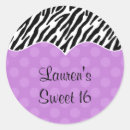 Search for zebra stripe pattern stickers Birthday
