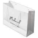 Search for black and white gift bags Groomsmen