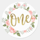 Search for pink and gold floral stickers Pretty