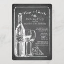 Search for wine glass birthday invitations Modern