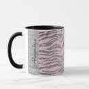 Search for zebra and pink mugs Stylish