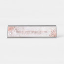 Search for rose gold name plates Metallic