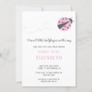 Search for sweet ladybug invitations Pink