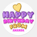 Search for pink happy birthday stickers Glitter