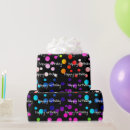 Search for rainbow dots wrapping paper Happy birthday