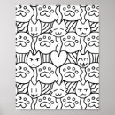 Search for cute cat posters Colouring