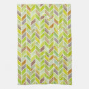 Search for lime green pattern tea towels Chevron