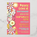 Search for 1960s flower power invitations 70s