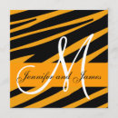 Search for tiger wedding invitations Black