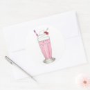 Search for milkshake stickers Strawberry