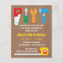 Search for handyman birthday invitations Hammer