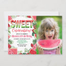 Search for tutti frutti birthday invitations Watermelon