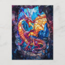 Search for breathing fire vertical postcards Mystical