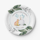 Search for woodland baby shower plates Fox