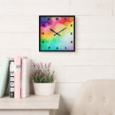 Search for rainbow colors clocks Colorful